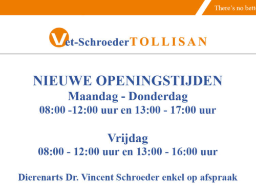 Nieuwe openingstijden